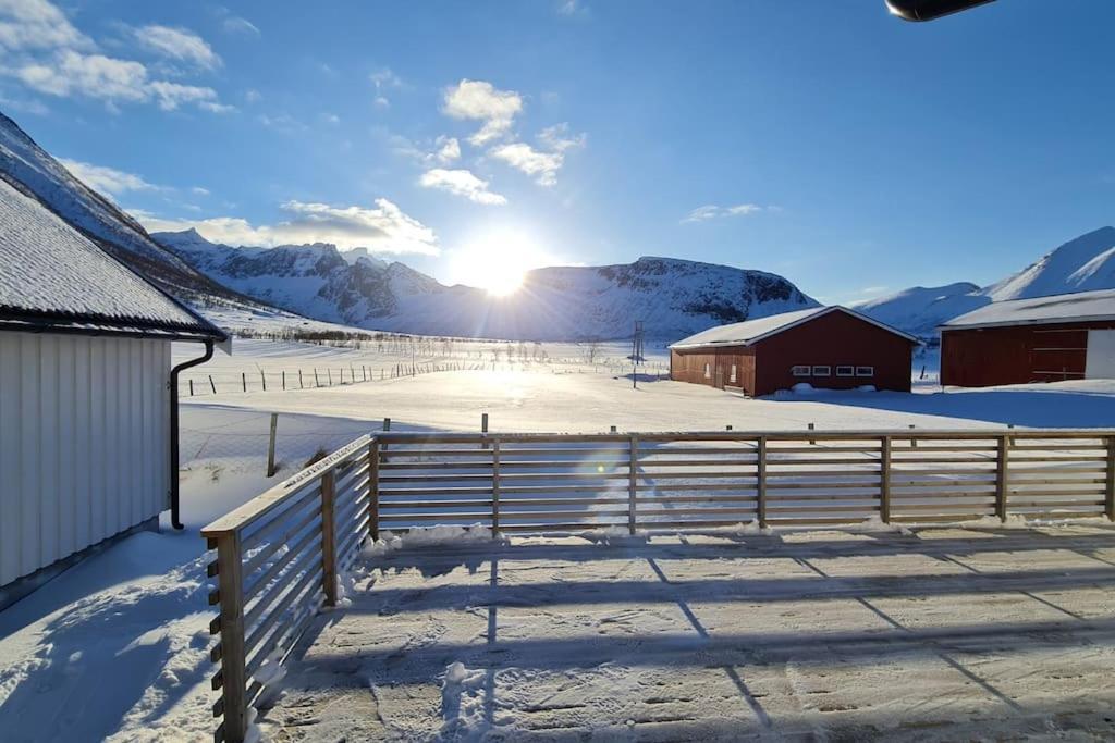 Arctic Lodge Tromvik With Jacuzzi ทรอมโซ ภายนอก รูปภาพ